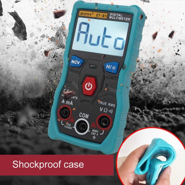 ZOYI ZT-S1 Intelligent Digital Multimeter Automatic Capacitance Ammeter(Blue Standard) - Digital Multimeter by buy2fix | Online Shopping UK | buy2fix