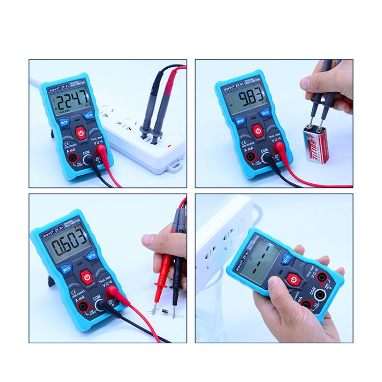 ZOYI ZT-S1 Intelligent Digital Multimeter Automatic Capacitance Ammeter(Blue Standard) - Digital Multimeter by buy2fix | Online Shopping UK | buy2fix