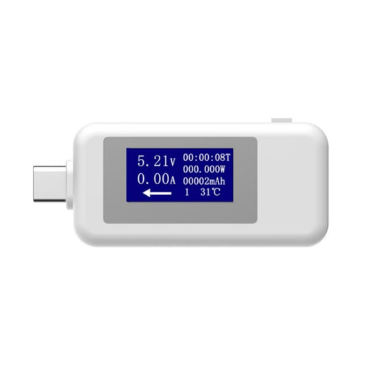 KEWEISI Multi-function Type-C / USB-C Tester Charger Detector Digital Voltmeter Ammeter Voltage Meters(White) - Current & Voltage Tester by buy2fix | Online Shopping UK | buy2fix