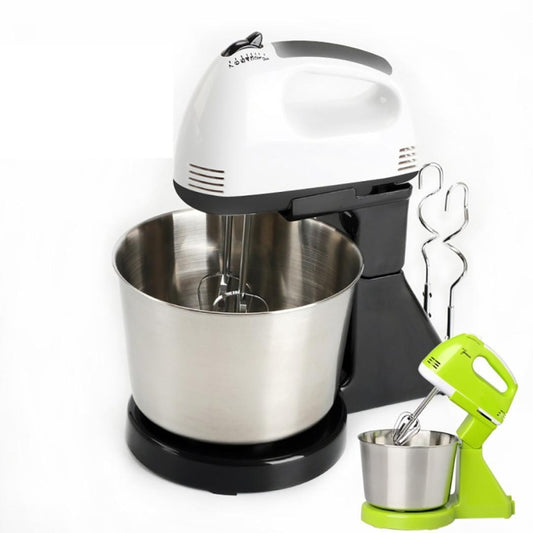 Portable Blender Electric Dough Cake Mixer Egg Whisk Baking Whipping Cream Machine EU Plug (Black) by buy2fix