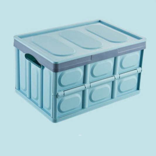 Car Trunk Storage Box Foldable Car Plastic Storage Box, Size:S(Blue) by buy2fix