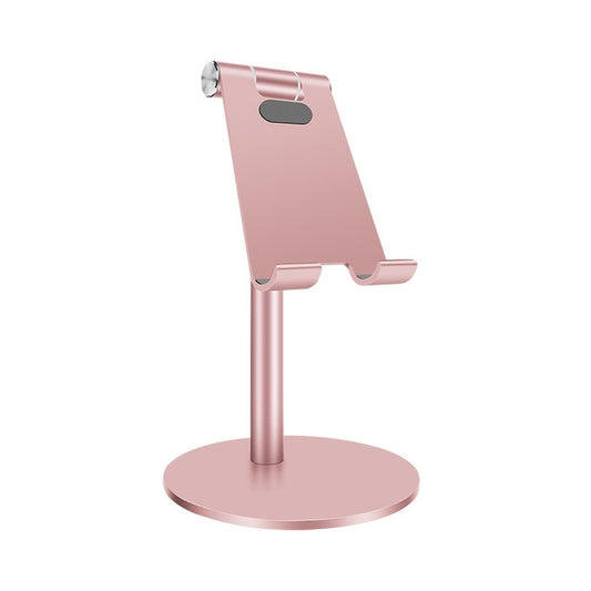 Adjustable Aluminum Alloy Cell Phone Tablet Holder Desk Stand Mount(Rose Gold) by buy2fix