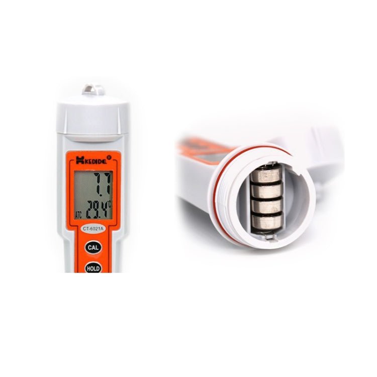 Kedida CT3030 Conductivity + Temp Meter Portable LCD Digital Water Testing Measurement Pen - PH & Moisture Meter by buy2fix | Online Shopping UK | buy2fix