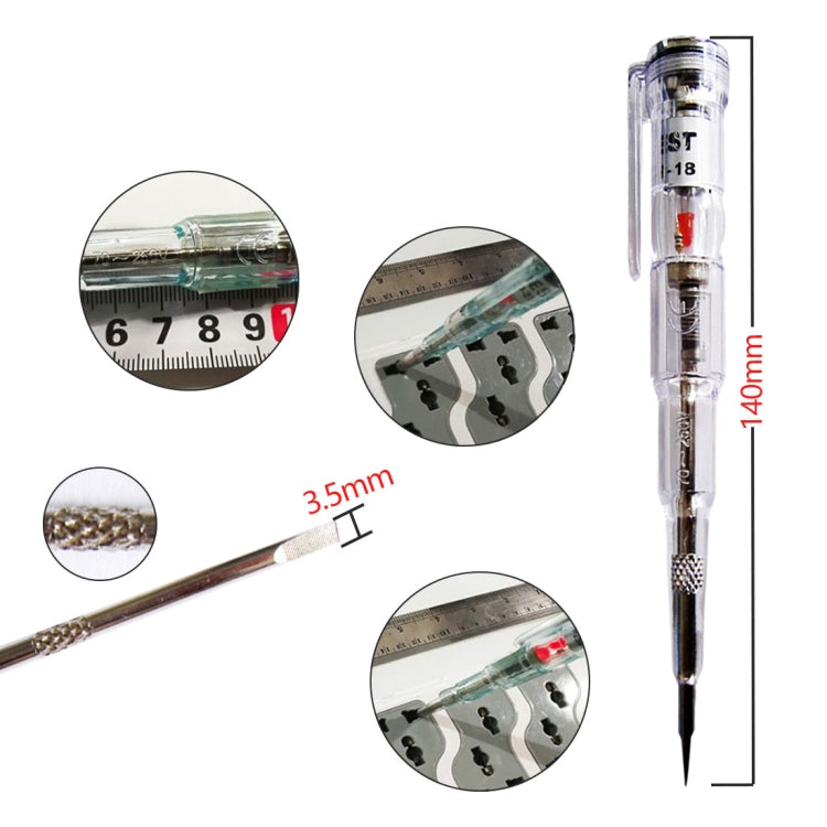 70-250V IP56 Waterproof Voltage Tester Induced Electric Pen Detector Screwdriver Probe Test Pen - Voltage Detector by buy2fix | Online Shopping UK | buy2fix