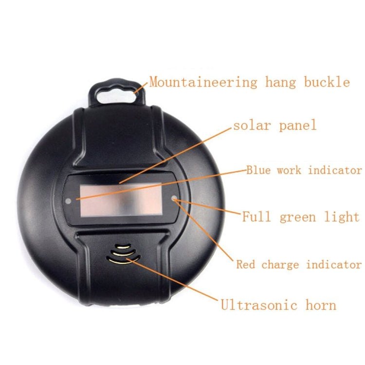 Outdoor Solar Mouse Repellent Portable Compass Ultrasonic Multifunctional Electronic Insect Repellent - Outdoor Insect Repellent by buy2fix | Online Shopping UK | buy2fix
