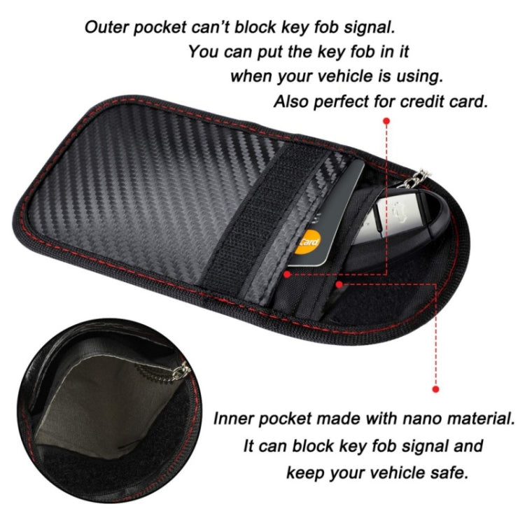 Antimagnetic RFID Car Key Mobile Phone Bag Shielding Set Radiation Cell Phone Pocket by buy2fix
