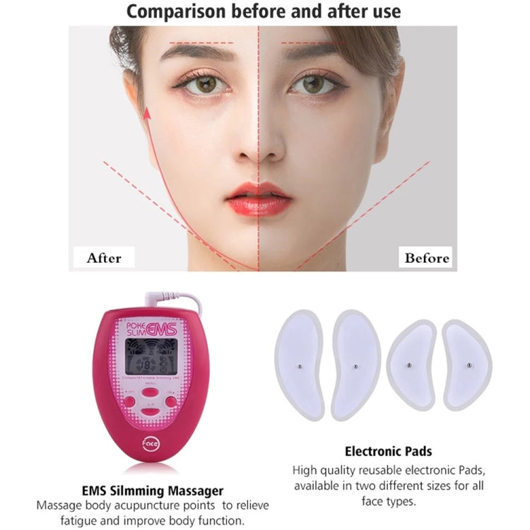 Facial Body Care Electronic Beauty Machine Massager Face Instrument(Red) - Beauty Instrument by buy2fix | Online Shopping UK | buy2fix