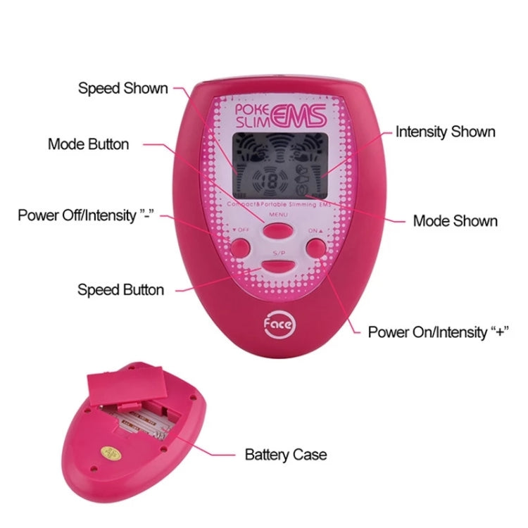 Facial Body Care Electronic Beauty Machine Massager Face Instrument(Red) - Beauty Instrument by buy2fix | Online Shopping UK | buy2fix