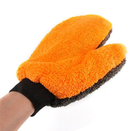 Car Washing Gloves Cleaning Mitt Wash Glove Maintenance Soft Coral Fleece Car Washing Brush Cloth For Motorcycle Auto Home by buy2fix