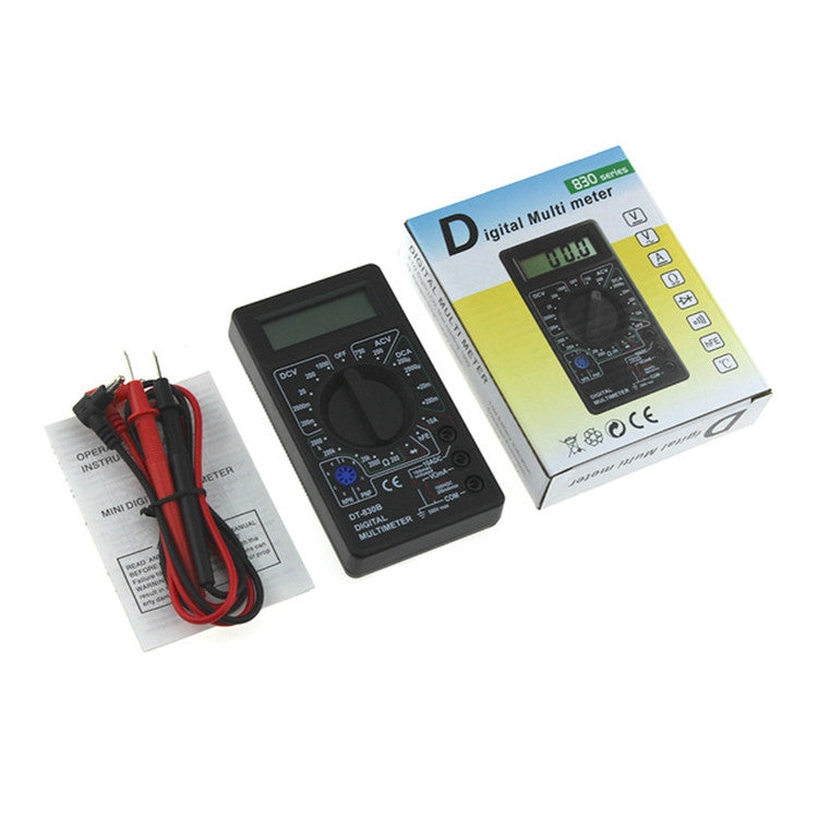 DT830B Mini Digital Multimeter Electrical Instrument - Digital Multimeter by buy2fix | Online Shopping UK | buy2fix