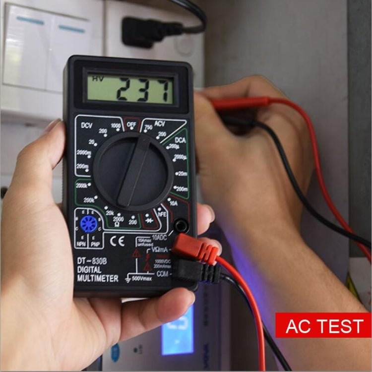 DT830B Mini Digital Multimeter Electrical Instrument - Digital Multimeter by buy2fix | Online Shopping UK | buy2fix