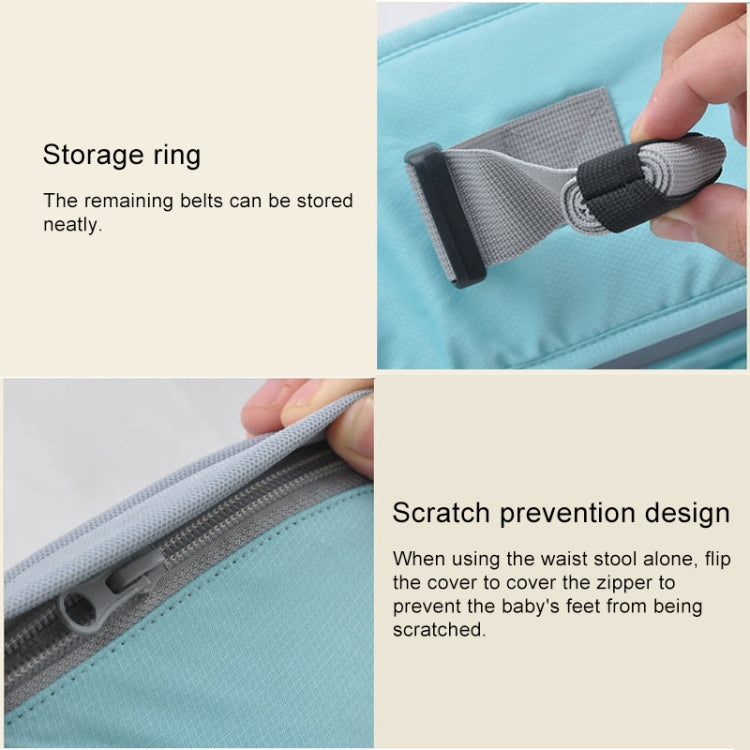 Waist belt Baby Carrier Waist Stool Walkers Baby Sling Hold Waist Belt Backpack(Blue) - Baby Safety Backpack by buy2fix | Online Shopping UK | buy2fix