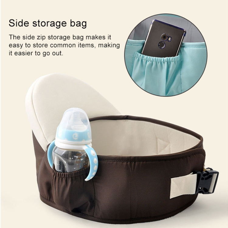 Waist belt Baby Carrier Waist Stool Walkers Baby Sling Hold Waist Belt Backpack(Blue) - Baby Safety Backpack by buy2fix | Online Shopping UK | buy2fix