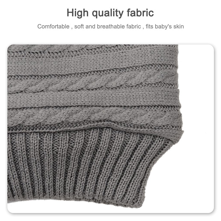 Warm Soft Cotton Knitting Envelope Newborn Baby Sleeping Bag(Dark Blue) - Sleeping Bag by buy2fix | Online Shopping UK | buy2fix