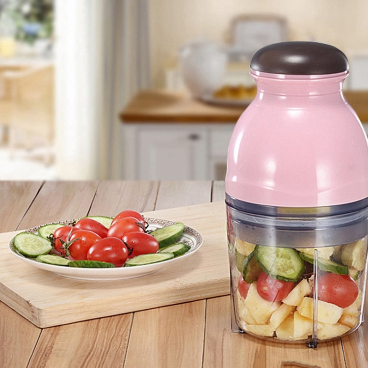 Portable Mixing Cup Electric Soy Milk Juicer Multi-function Cooking Machine Home Meat Grinder(Pink) - Electric juicers by buy2fix | Online Shopping UK | buy2fix