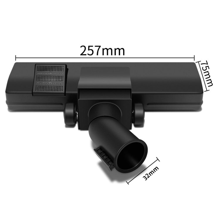 32mm Vacuum Cleaner Accessories Floor Brush For Midea (Black) - For Midea Accessories by buy2fix | Online Shopping UK | buy2fix