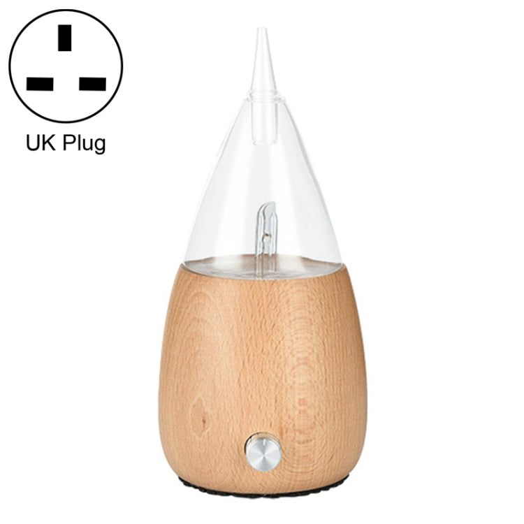 Waterless Diffuser Essential Oil Spray Wood Glass Aromatherapy Air Humidifier, Plug Type:UK Plug(Light Wood Grain) - Air Purifiers & Accessories by buy2fix | Online Shopping UK | buy2fix