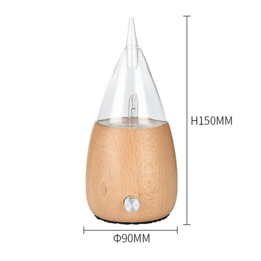 Waterless Diffuser Essential Oil Spray Wood Glass Aromatherapy Air Humidifier, Plug Type:UK Plug(Light Wood Grain) - Air Purifiers & Accessories by buy2fix | Online Shopping UK | buy2fix