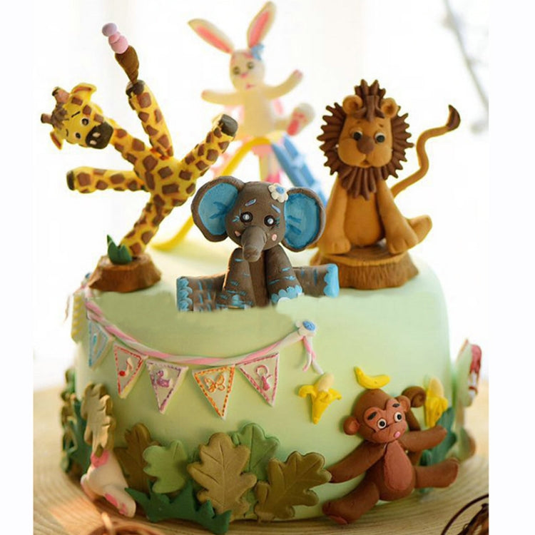 2 PCS 3D Animal Shape Silicone Form Fondant Cake Biscuit Molds(Lion) - Food Molds by buy2fix | Online Shopping UK | buy2fix