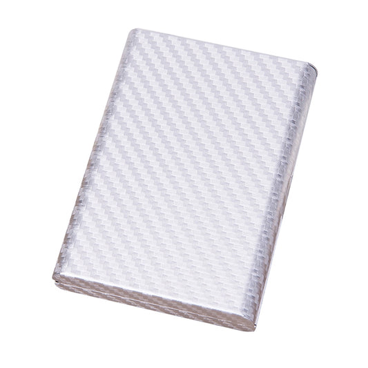 Aluminum Alloy Credit Card Bank Card Security Anti Magnetic Large Capacity Card Holder(Carbon Silver) by buy2fix