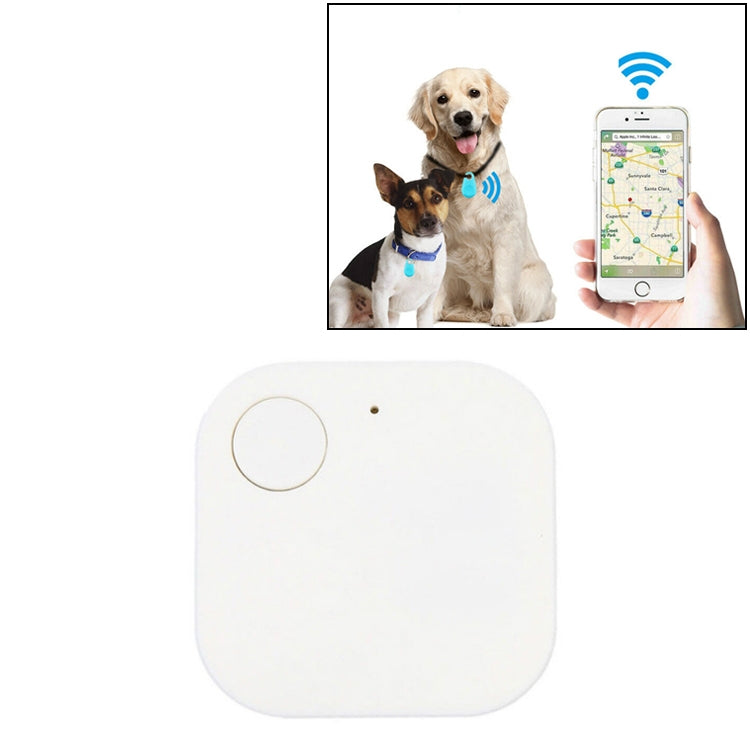Portable Mini Square Anti Lost Device Smart Bluetooth Remote Anti Theft Keychain Alarm(White) - Anti-lost Alarm by buy2fix | Online Shopping UK | buy2fix