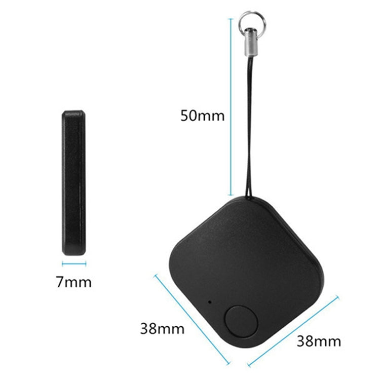Portable Mini Square Anti Lost Device Smart Bluetooth Remote Anti Theft Keychain Alarm(White) - Anti-lost Alarm by buy2fix | Online Shopping UK | buy2fix