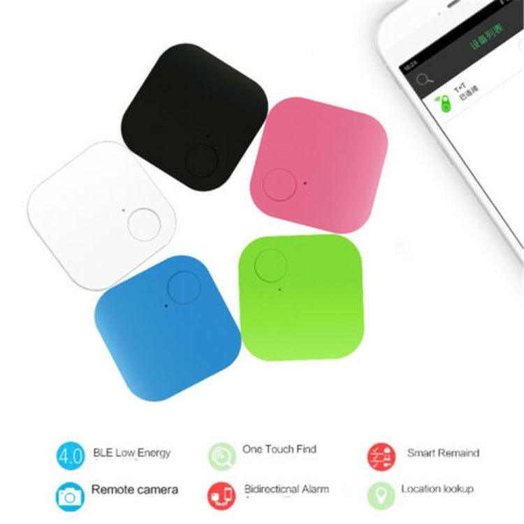 Portable Mini Square Anti Lost Device Smart Bluetooth Remote Anti Theft Keychain Alarm(White) - Anti-lost Alarm by buy2fix | Online Shopping UK | buy2fix