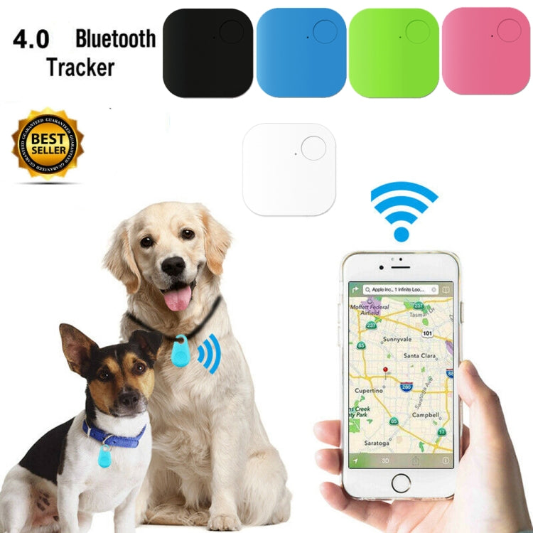 Portable Mini Square Anti Lost Device Smart Bluetooth Remote Anti Theft Keychain Alarm(White) - Anti-lost Alarm by buy2fix | Online Shopping UK | buy2fix