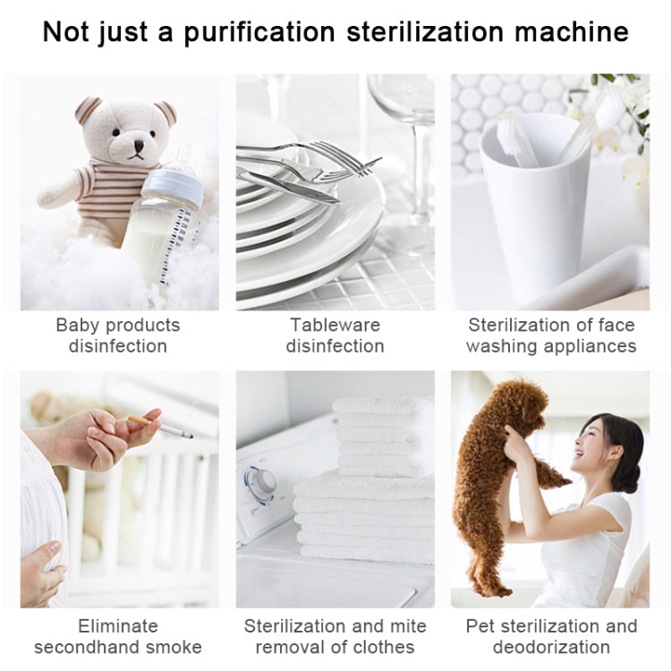 Portable Donut Electric Air Purifier Home Car Anion Ozone Deodorizer(White) - Air Purifiers & Accessories by carzor | Online Shopping UK | buy2fix