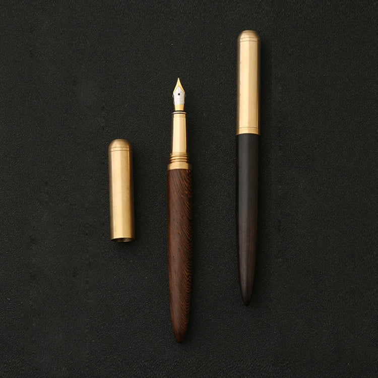 Luxury Wood Fountain Pen School Office Writing Ink Pen Stationery Gifts Supplies(Tiger wood) - Fountain Pens by buy2fix | Online Shopping UK | buy2fix