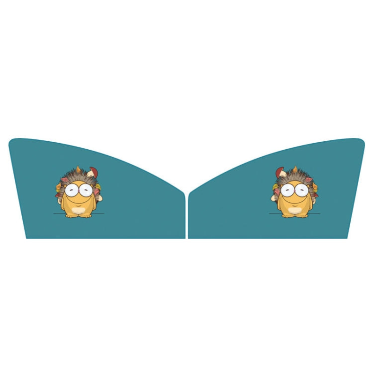 1 Pair Car Window Magnet Sunshade Curtain Heat Insulation Sun Block(Hedgehog) - Sound & Heat Insulation Cotton by buy2fix | Online Shopping UK | buy2fix