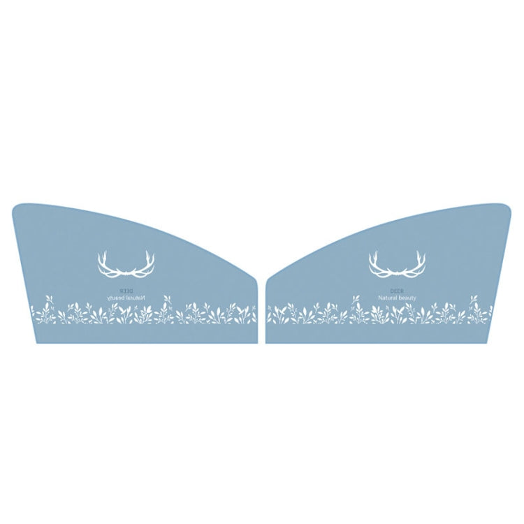 1 Pair Car Window Magnet Sunshade Curtain Heat Insulation Sun Block(Antlers) - Sound & Heat Insulation Cotton by buy2fix | Online Shopping UK | buy2fix