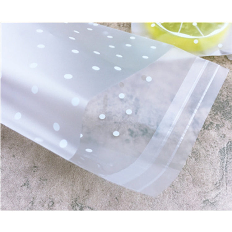 100pcs / Pack Plastic Transparent Cellophane Bags Polka Dot Candy Cookie Gift Bag with DIY Self Adhesive Pouch Celofan Bags for Party, Size:8x10cm(Transparent) - Gift Bags & Wrapping Supplies by buy2fix | Online Shopping UK | buy2fix