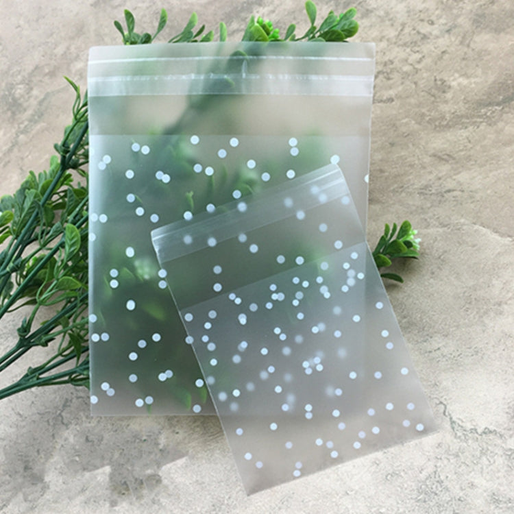 100pcs / Pack Plastic Transparent Cellophane Bags Polka Dot Candy Cookie Gift Bag with DIY Self Adhesive Pouch Celofan Bags for Party, Size:8x10cm(Transparent) - Gift Bags & Wrapping Supplies by buy2fix | Online Shopping UK | buy2fix