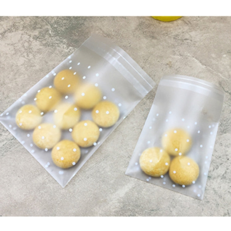 100pcs / Pack Plastic Transparent Cellophane Bags Polka Dot Candy Cookie Gift Bag with DIY Self Adhesive Pouch Celofan Bags for Party, Size:8x10cm(Transparent) - Gift Bags & Wrapping Supplies by buy2fix | Online Shopping UK | buy2fix