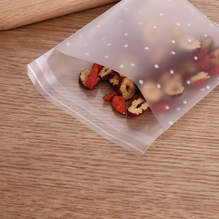 100pcs / Pack Plastic Transparent Cellophane Bags Polka Dot Candy Cookie Gift Bag with DIY Self Adhesive Pouch Celofan Bags for Party, Size:8x10cm(Transparent) - Gift Bags & Wrapping Supplies by buy2fix | Online Shopping UK | buy2fix