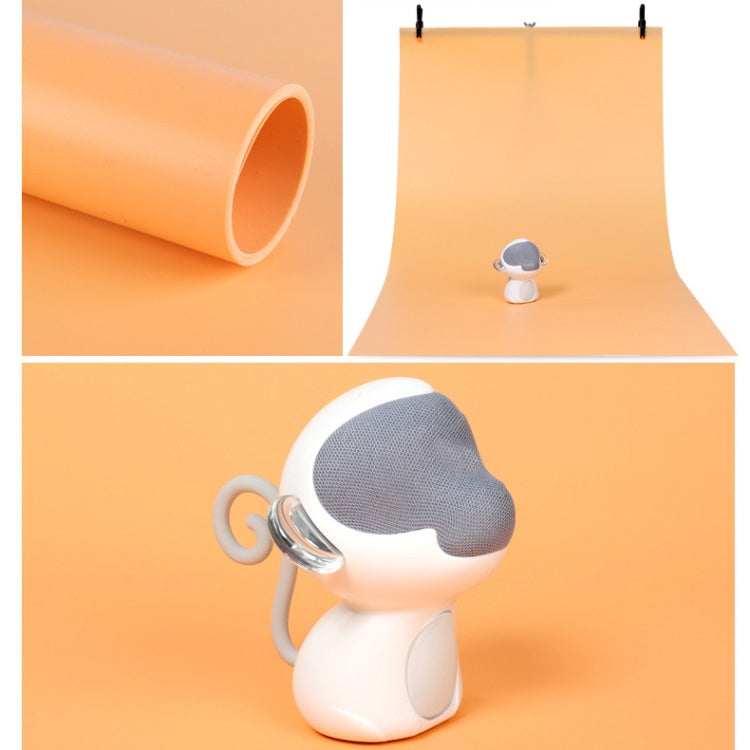 70x140cm Shooting Background Board PVC Matte Board Photography Background Cloth Solid Color Shooting Props(Orange) - Solid Color by buy2fix | Online Shopping UK | buy2fix