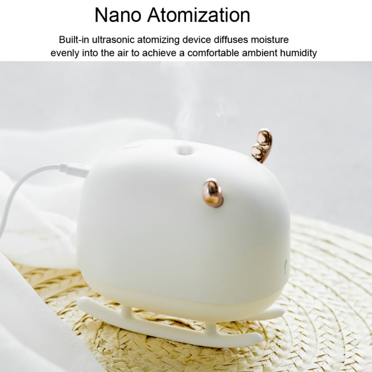 SOTHING DSHJ-H-009 260ML Deer Air Humidifier USB Home Atmosphere Night Light Air Purifier(White) - Air Purifiers & Accessories by buy2fix | Online Shopping UK | buy2fix
