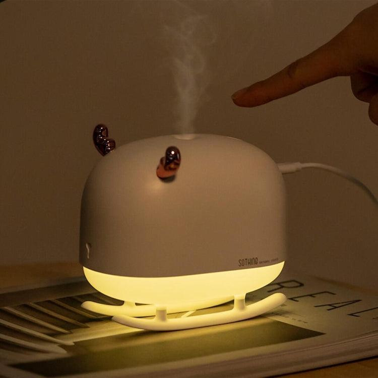 SOTHING DSHJ-H-009 260ML Deer Air Humidifier USB Home Atmosphere Night Light Air Purifier(White) - Air Purifiers & Accessories by buy2fix | Online Shopping UK | buy2fix