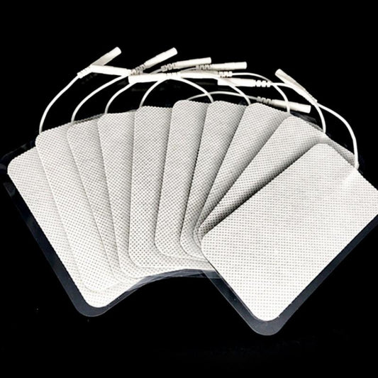 6x9cm Non-woven Foam Self-adhesive Physiotherapy Electrode(2.0mm Hole) by buy2fix