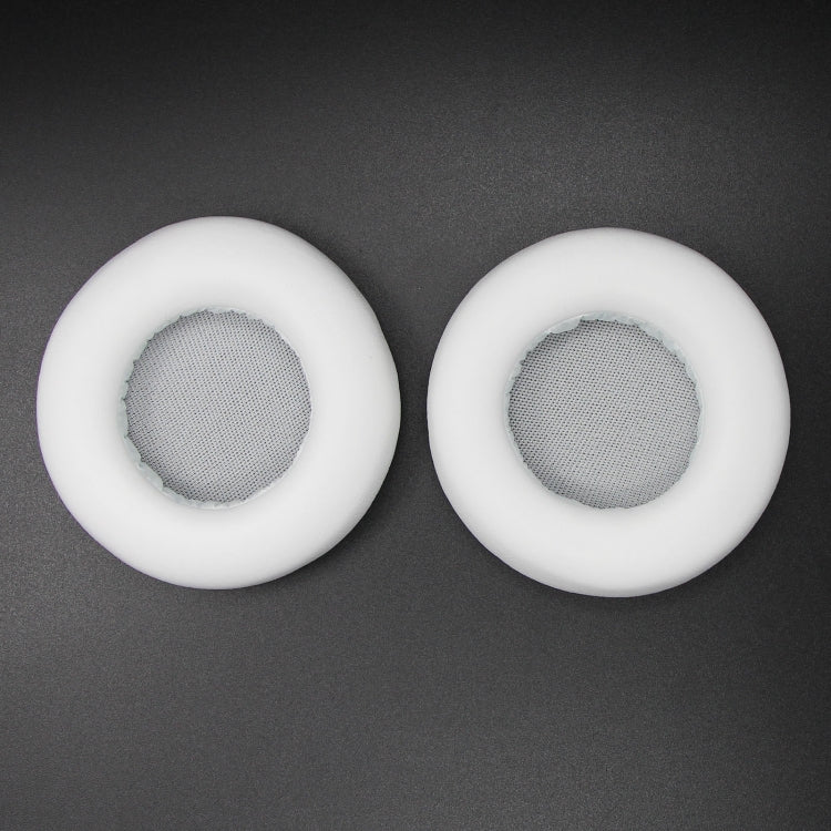 2pcs For Monster DNA Protein Leather + Sponge Headphone Protective Case Earmuffs(White) - Earmuff & Pad by buy2fix | Online Shopping UK | buy2fix