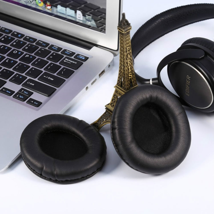 2pcs For Monster DNA Protein Leather + Sponge Headphone Protective Case Earmuffs(Black) - Earmuff & Pad by buy2fix | Online Shopping UK | buy2fix