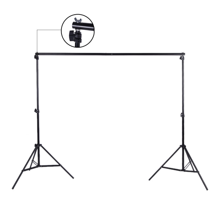200 * 300cm Photo Studio Background Support Backdrop Crossbar Kit - by buy2fix | Online Shopping UK | buy2fix