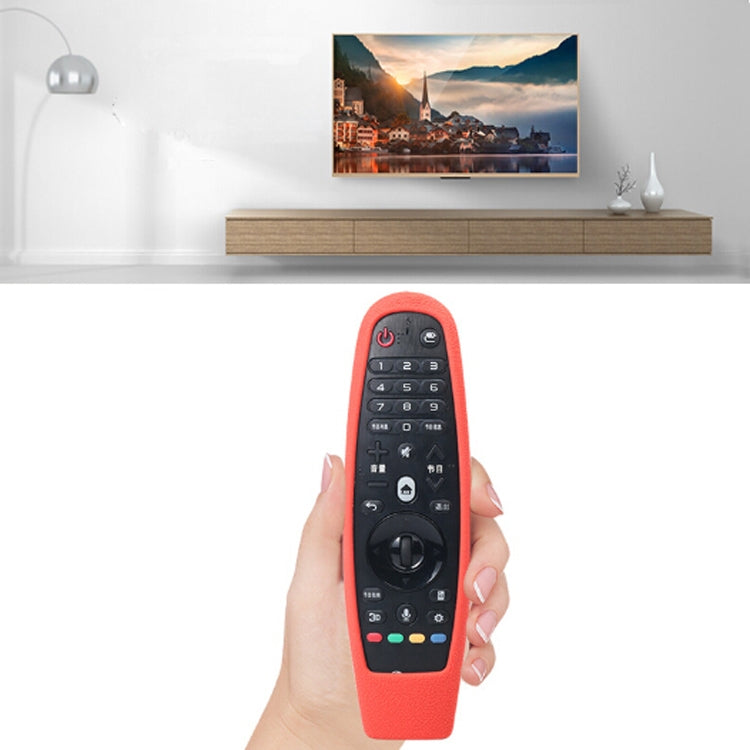 Suitable for LG Smart TV Remote Control Protective Case AN-MR600 AN-MR650a Dynamic Remote Control Silicone Case(Blue) - Remote Control Covers by buy2fix | Online Shopping UK | buy2fix