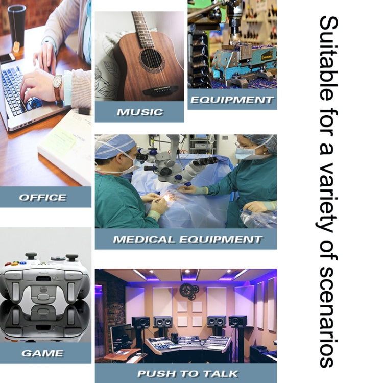 FS2020TU CF Foot Switch Foot Pedal Keyboard Control Mouse Game Combo Pedal(Mechanical Sound) by Pcsensor