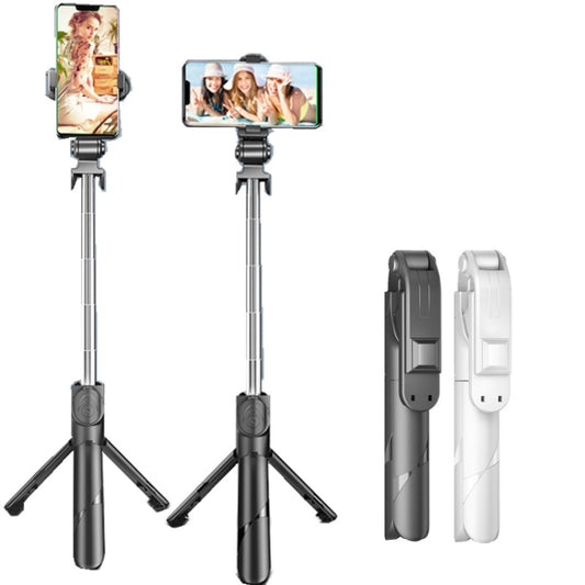 XT02P Mini Bluetooth Live Tripod Selfie Stick(White) by buy2fix