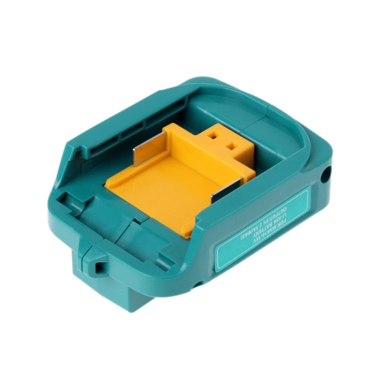 Battery USB Adapter Charging Converter for MAKITA ADP05 18V 14.4V Lithium Battery(Blue) - Charger & Converter by buy2fix | Online Shopping UK | buy2fix