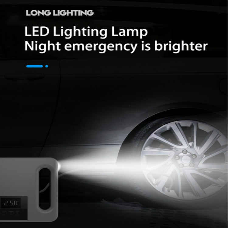 12V Car Air Pump Car Portable Tire Electric Pump, Style:Digital Version (White) by buy2fix