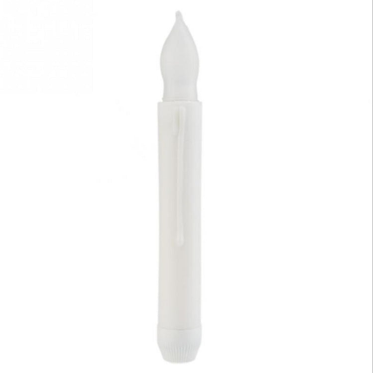 12pcs / Box LED Electronic Candle Light Flameless Long Rod Christmas Candle, Spec:Flashing Warm White Light - Christmas Decoration Lamps by buy2fix | Online Shopping UK | buy2fix