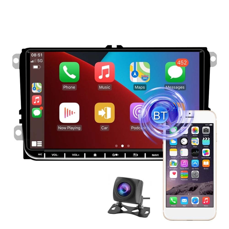 A3041 For Volkswagen 2+64G 9-inch Central Control Large Screen With Carplay Car Android10.0 Navigator Player, Style:Standard+AHD Camera - Car MP3 & MP4 & MP5 by buy2fix | Online Shopping UK | buy2fix